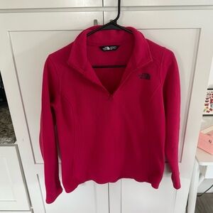 The North Face Pink Quarter-Zip Sweatshirt